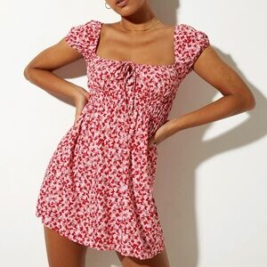 MOTEL Butterfly Mini Dress